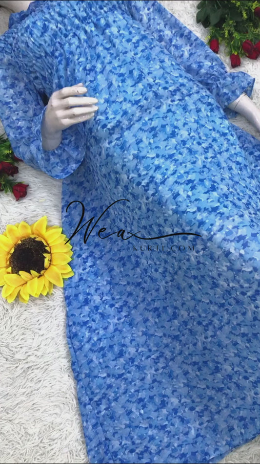Skysmokey Floral Dress  by wearkurtis.