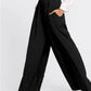 Black Pleated Detail Palazo Pant By wearkurti