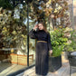 Black Pleated Dress By Wearkurti