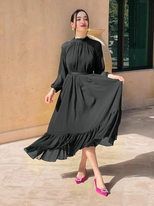 Black Dress Unique design by wearkurtis.